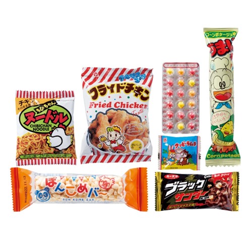 たのしく遊べるお菓子BOX7点セット 2023 | ノベルティ・販促ツールの