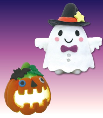 ねんどでつくるハロウィンランタン(30個～)